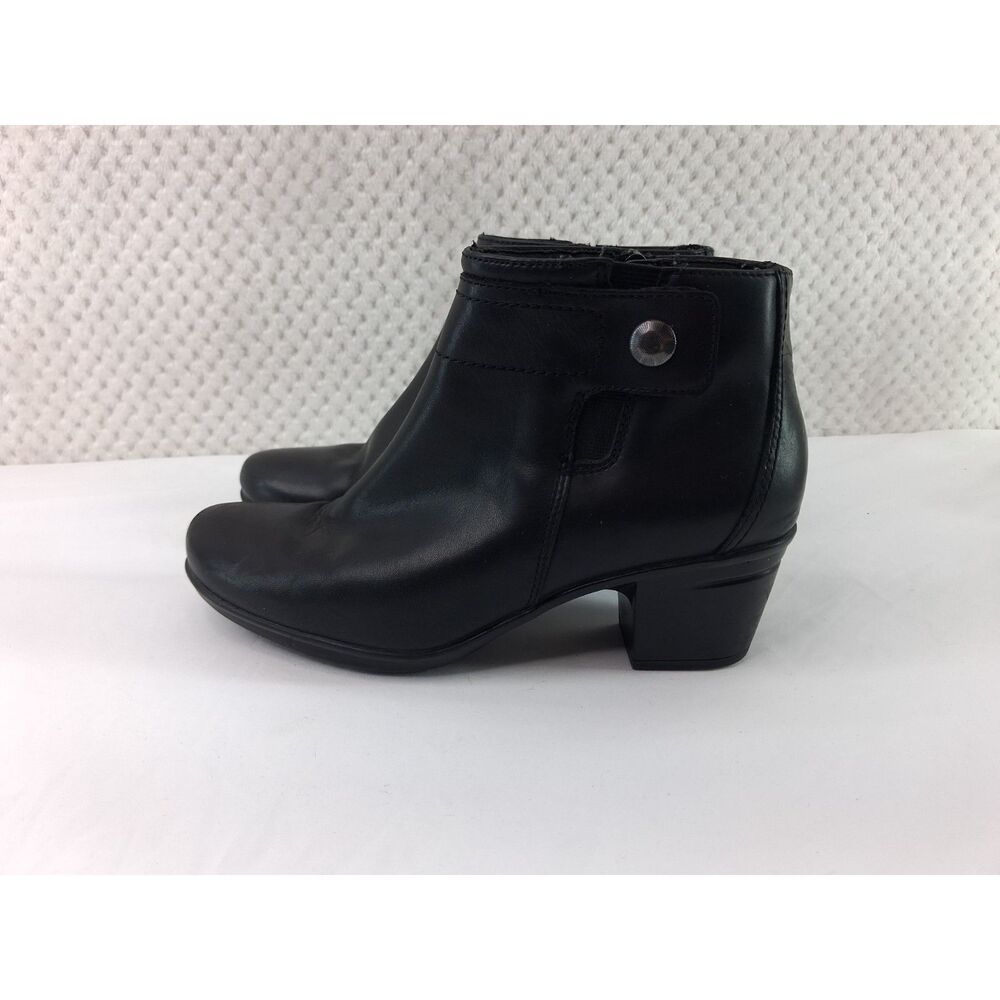 Clarks Emslie Monet Ankle Boot Women's 7 Black